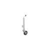 Roue jockey 60mm jante métal avec pneu caoutchouc 200 x 60 mm pliable