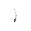 Roue jockey 60mm jante métal avec pneu caoutchouc 200 x 60 mm pliable