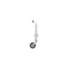 Roue jockey 60mm jante métal avec pneu caoutchouc 200 x 60 mm pliable