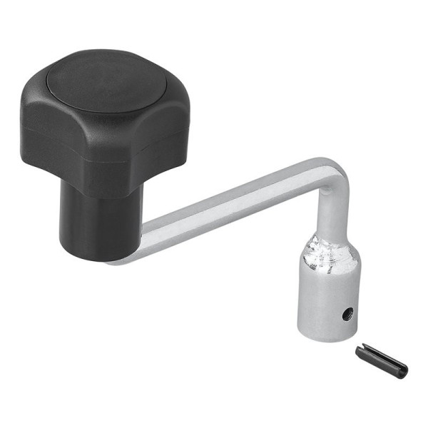 Manivelle pour roue jockey 60 mm 341505