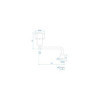 Manivelle pour roue jockey 60 mm 341505