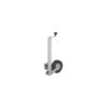 Roue jockey 570/60 mm jante métal avec pneu caoutchouc 220 x 65 mm pliable 300 kg