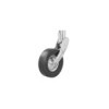Roue jockey 570/60 mm jante métal avec pneu caoutchouc 220 x 65 mm pliable 300 kg