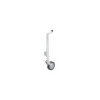 Roue jockey 570/60 mm jante métal grande avec pneu caoutchouc 220 x 65 mm pliable 300 kg