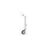 Roue jockey 570/60 mm jante métal grande avec pneu caoutchouc 220 x 65 mm pliable 300 kg