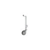 Roue jockey 570/60 mm jante métal grande avec pneu caoutchouc 220 x 65 mm pliable 500 kg