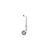 Roue jockey 570/60 mm jante métal grande avec pneu caoutchouc 220 x 65 mm pliable 500 kg
