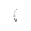 Roue jockey 60 mm jante métal avec pneu caoutchouc 200 x 50 mm pliable 500 kg