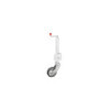 Roue jockey 60 mm jante métal avec pneu caoutchouc 200 x 50 mm pliable 500 kg