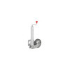 Roue jockey 60 mm jante métal avec pneu caoutchouc 200 x 50 mm pliable 500 kg