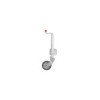 Roue jockey 60 mm jante métal avec pneu caoutchouc 200 x 50 mm pliable 500 kg