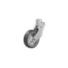 Roue jockey 60 mm jante métal avec pneu caoutchouc 200 x 50 mm pliable 500 kg