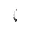 Roue jockey 73 mm jante métal avec pneu caoutchouc 260 x 65 mm pliable 800 kg