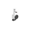 Roue jockey 73 mm jante métal avec pneu caoutchouc 260 x 65 mm pliable 800 kg