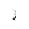 Roue jockey 73 mm jante métal avec pneu caoutchouc 260 x 65 mm pliable 800 kg