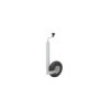 Roue jockey 48 mm jante métal avec pneu d'aire 260 x 85 mm