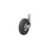 Roue jockey 48 mm jante métal avec pneu d'aire 260 x 85 mm