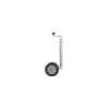 Roue jockey double 48 mm, avec pneus en PU solide, 200 x 50 mm