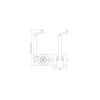 Roue jockey double 48 mm, avec pneus en PU solide, 200 x 50 mm