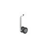Roue jockey double 48 mm avec pneus en caoutchouc naturel solide 200 x 50 mm