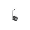 Roue jockey double 48 mm avec pneus en caoutchouc naturel solide 200 x 50 mm