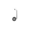 Roue jockey double 48 mm avec pneus en caoutchouc naturel solide 200 x 50 mm