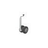 Roue jockey double 48 mm avec pneus en caoutchouc solide 200 x 50 mm