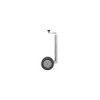 Roue jockey double 48 mm avec pneus en caoutchouc solide 200 x 50 mm