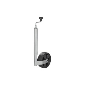 Roue jockey 48 mm jante plastique avec pneu caoutchouc 220 x 70 mm