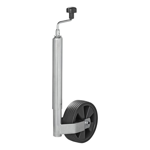 Roue jockey 48 mm jante plastique avec pneu caoutchouc 220 x 70 mm