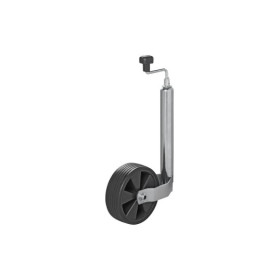 Roue jockey 48 mm jante plastique avec pneu caoutchouc 220 x 70 mm