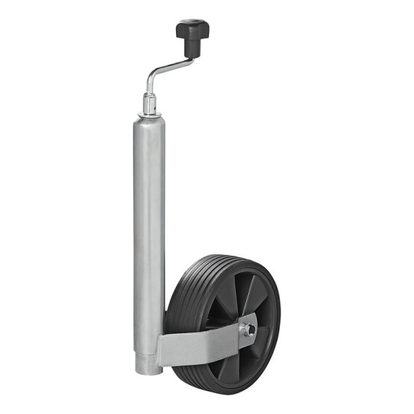 Roue jockey 48 mm jante plastique avec pneu caoutchouc 220 x 70 mm