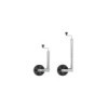 Roue jockey 48 mm jante plastique avec pneu caoutchouc 220 x 70 mm