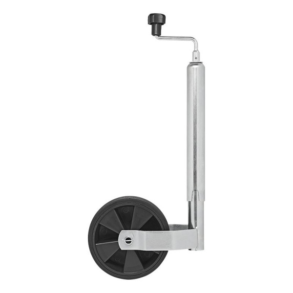 Roue jockey 48 mm jante plastique avec pneu caoutchouc 220 x 70 mm