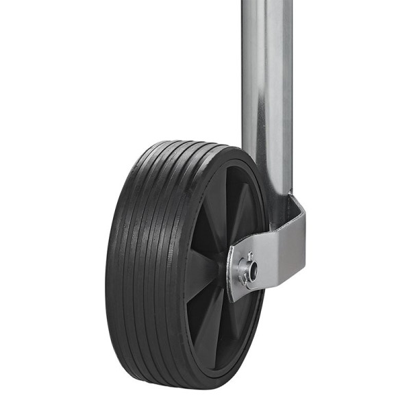 Roue jockey 48 mm jante plastique avec pneu caoutchouc 220 x 70 mm
