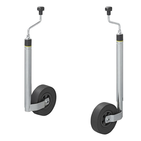 Roue jockey 48 mm avec indicateur de poids