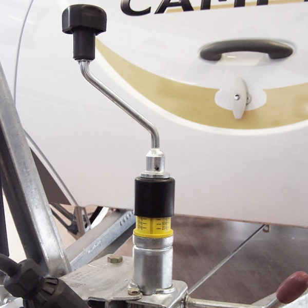 Roue jockey 48 mm avec indicateur de poids