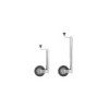 Roue jockey 60 mm jante métal avec pneu caoutchouc 220 x 65 mm