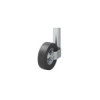 Roue jockey 60 mm jante métal avec pneu caoutchouc 220 x 65 mm