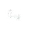 Manivelle pour roue jockey 60 mm 341512