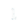 Pied de support de remorque 48mm 650mm