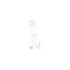 Pied de support de remorque 48mm 700mm