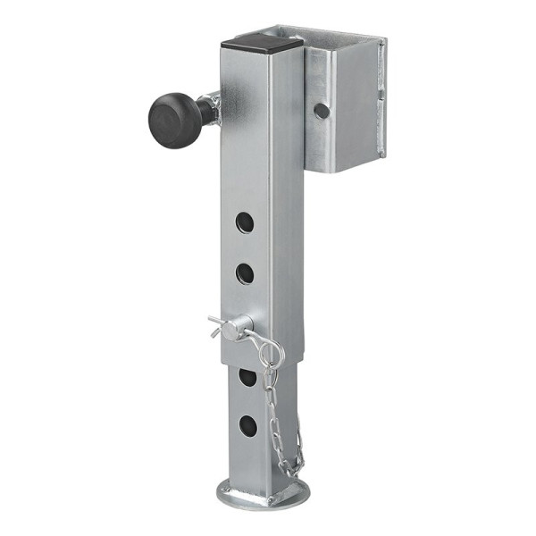 Pied de support de remorque 60x60 mm pivotant TL60 D85 SW19 345-445 mm 1300 kg