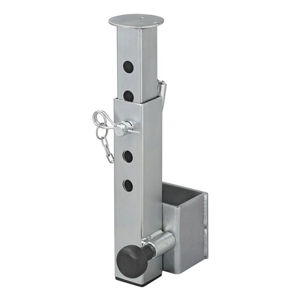 Pied de support de remorque 60x60 mm pivotant TL60 D85 SW19 345-445 mm 1300 kg