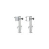 Pied de support de remorque 60x60 mm pivotant TL60 D85 SW19 345-445 mm 1300 kg