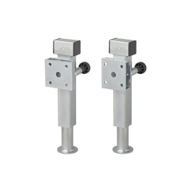 Pied de support de remorque 60x60 mm pivotant SF60 D85 SW19 410-655 mm 1300kg
