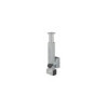 Pied de support de remorque 60x60 mm pivotant SF60 D85 SW19 410-655 mm 1300kg