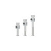 Pied de support de remorque 60x60 mm pivotant SF60 D85 SW19 410-655 mm 1300kg