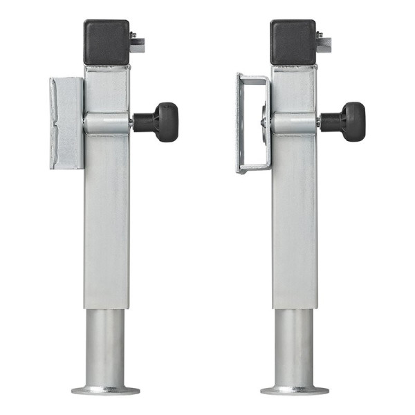 Pied de support de remorque 60x60 mm pivotant SF60 D85 SW19 410-655 mm 1300kg