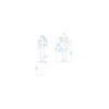 Pied de support de remorque 60x60 mm pivotant SF60 D85 SW19 410-655 mm 1300kg
